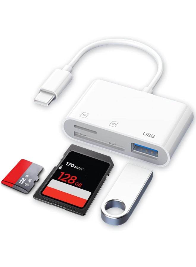 Akino In 1 Mobile Phone Computer Memory Card Reader Usb Tf Card Sd Card Android Otg Multi-function Type-c Hub - Image 1