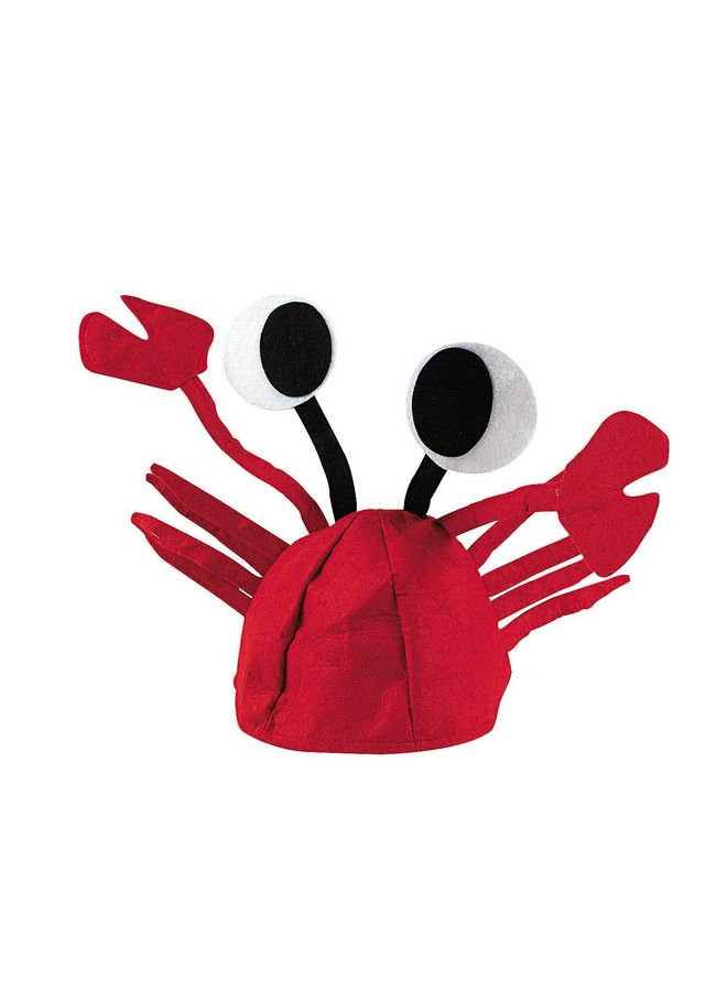 Fun Express Felt Crab Hat For Party Apparel Accessories Hats Novelty Piece Hats Party 1 Piece - Image 2