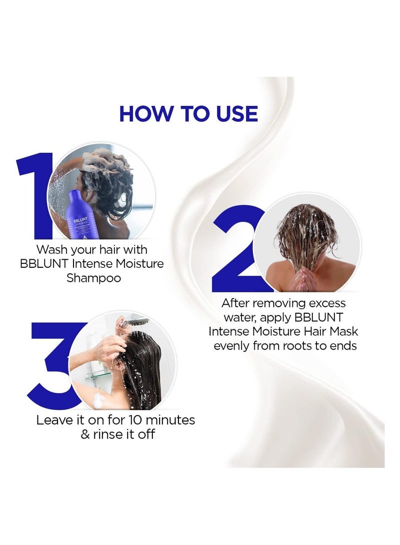 BBLUNT HAIR MASK INTENSE MOISTURE 250ML - Image 4