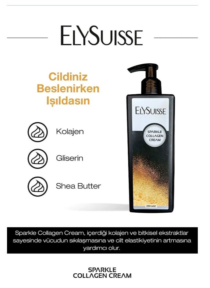 ElySuisse Sparkle Firming Collagen Cream - 250 ml