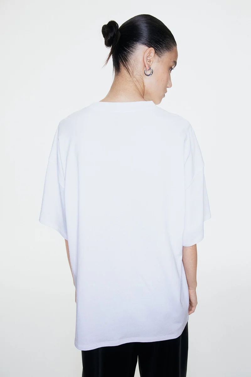 H&M Oversized Printed T-Shirt