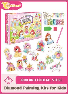 Diamond Painting Kits for Kids, Gem Paint by Numbers Diamonds Arts and Crafts, Art Craft Kits Stickers Dots Gift