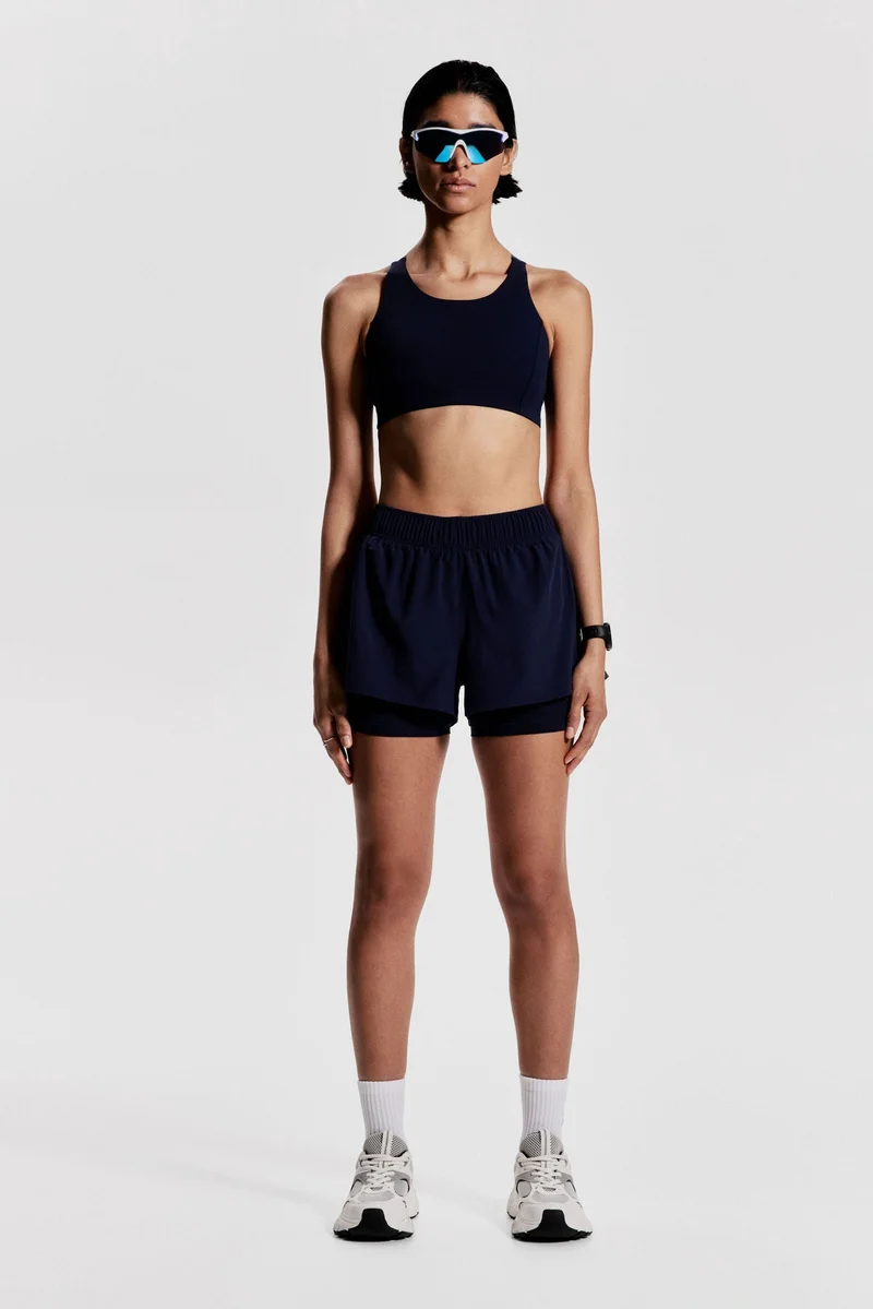 H&M Double-layered running shorts in DryMove™