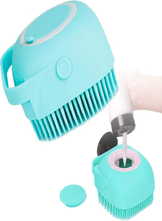 SAMEZONE Multifunctional Soft Bath Brush baby Showers Cleaning Mud Dirt Remover Massage Back Scrubber Brush with Shampoo Dispenser Body Scrubber Reusable Brushes Shampoo bath brush soft with 80ml - Image 3
