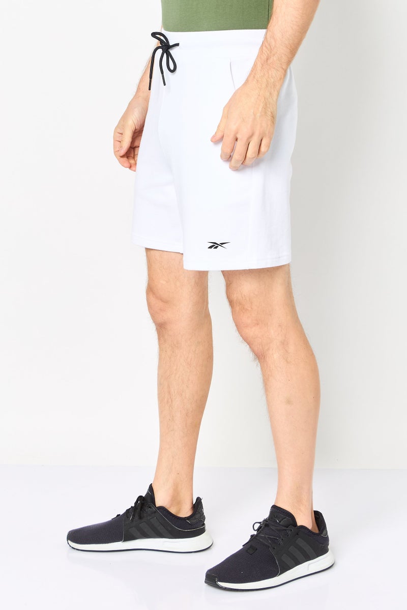 Reebok Men Sportswear Fit Training Shorts, White - Image 4