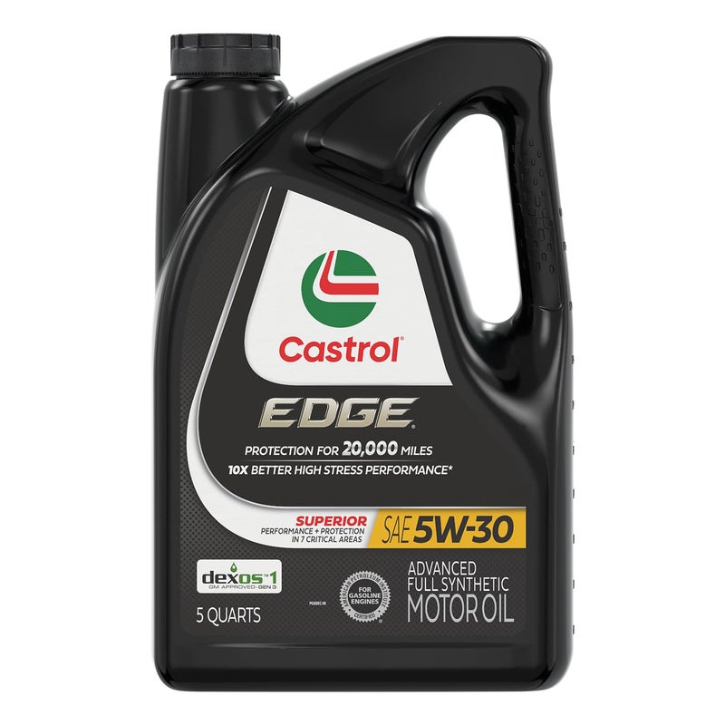 Castrol زيت محرك كاسترول إيدج 5W-30 الاصطناعي الكامل المتقدم، 5 كوارت - Image 1