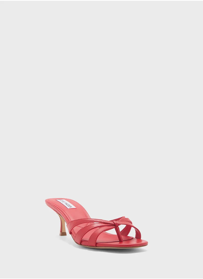 STEVE MADDEN Cary Multi Strap Mid Heel Sandals