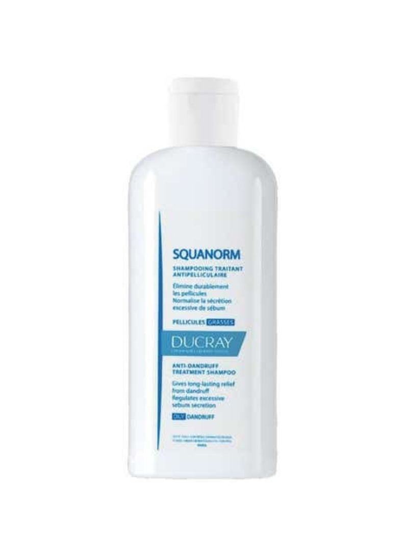 DUCRAY شامبو Ducray Squanorm المضاد للقشرة - قشرة الرأس الدهنية 200 مل