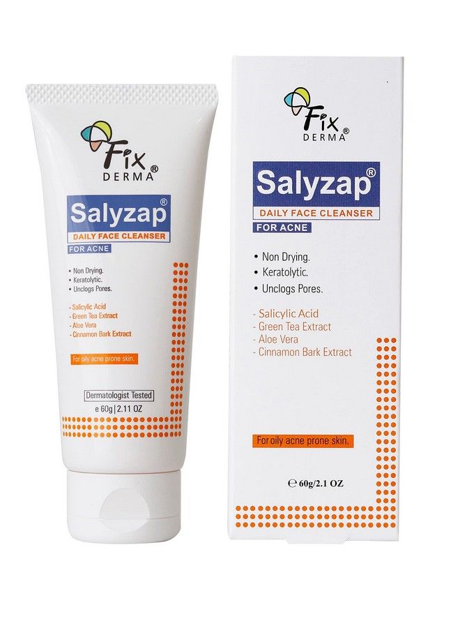 FIXDERMA غسول الوجه بحمض الساليسيليك بنسبة 2% للبشرة الدهنية؛ خالٍ من الكبريتات؛ منظف للوجه لعلاج حب الشباب أو البثور؛ غسول الوجه لإزالة حب الشباب للرجال والنساء 60 مل - Image 3