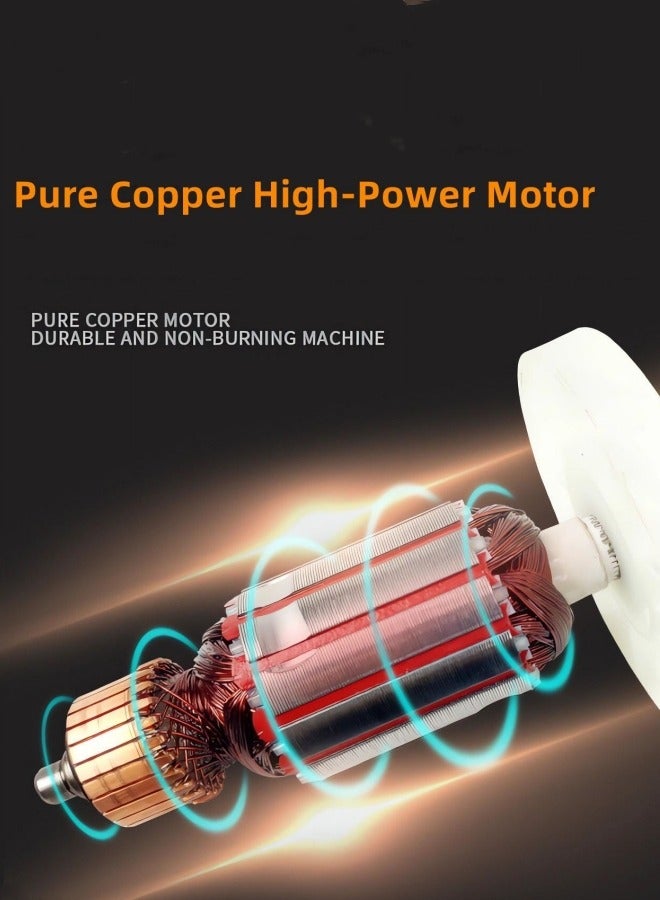 ALongDeng Handheld Electric Leaf Blower 700W 2 in 1 Corded Vacuum Sweeper Lightweight Multifunctional Mini Leaf Blower for Home Porch Patio Computer Car - Image 4