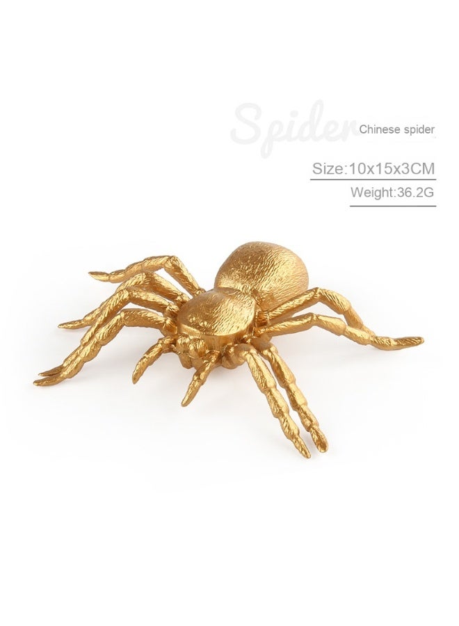 نيبمينينت طقم نماذج حيوانات حشرية مقلدة باللون الذهبي