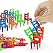 Jenilily Stacking Chairs Game Family Board Balancing Toys Games for Kids 18 Chairs Toys Set - Image 3