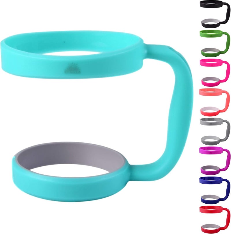 STRATA CUPS 30oz Tumbler Handle (Teal) Available For 30oz YETI Tumbler, OZARK TRAIL, Rambler Tumbler - BPA FREE - Image 1