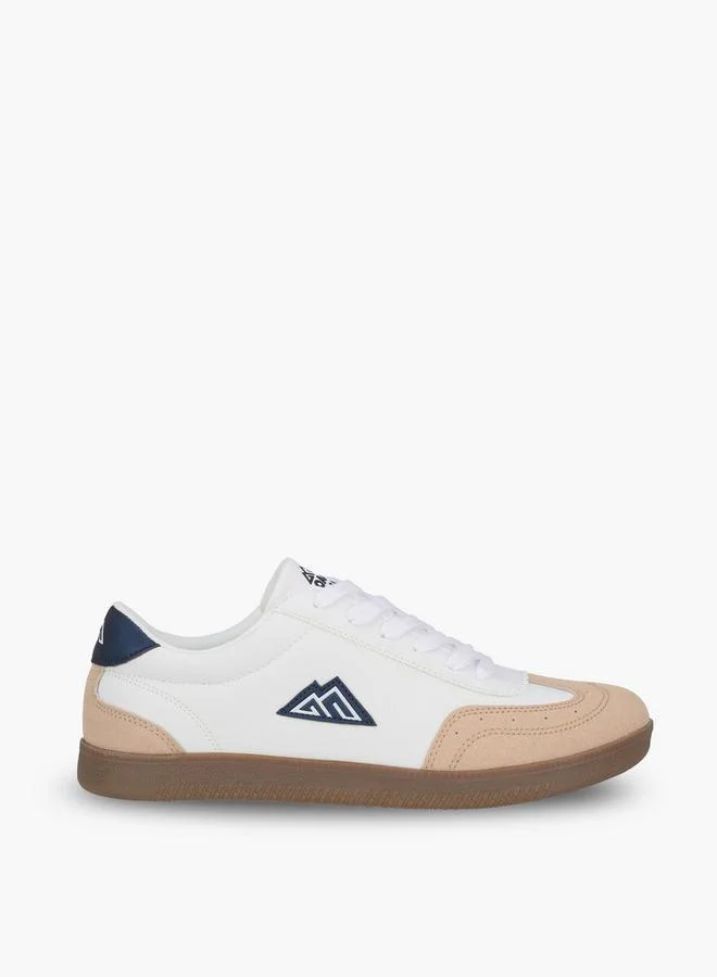 Oaklan By Shoexpress NAVY Colourblock Lace-Up Ankle Sneakers for Women | Best Price UAE