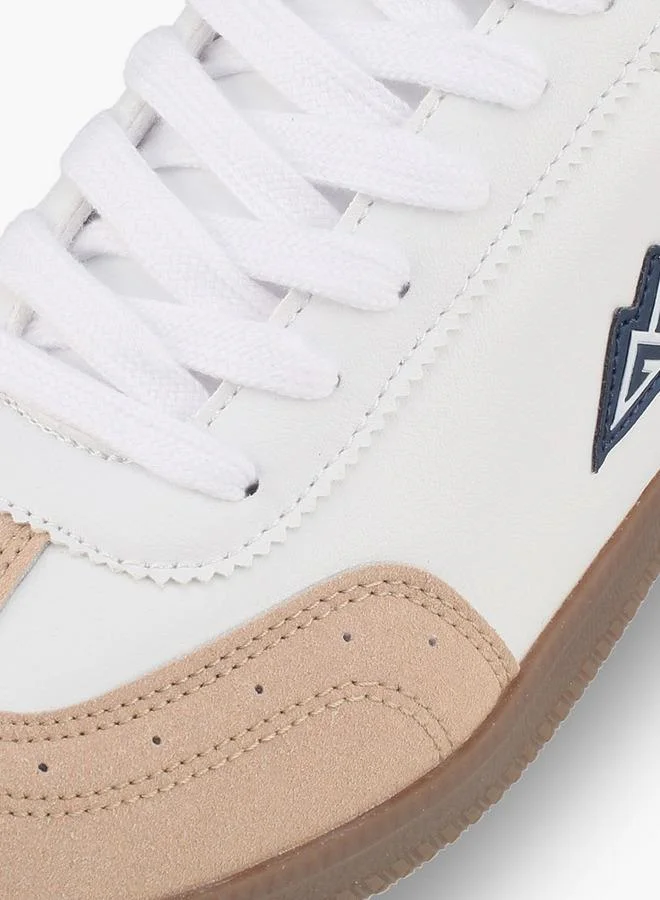 Oaklan By Shoexpress NAVY Colourblock Lace-Up Ankle Sneakers for Women | Best Price UAE