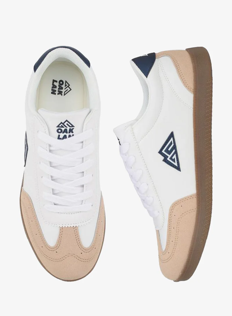 Colourblock Lace-Up Ankle Sneakers