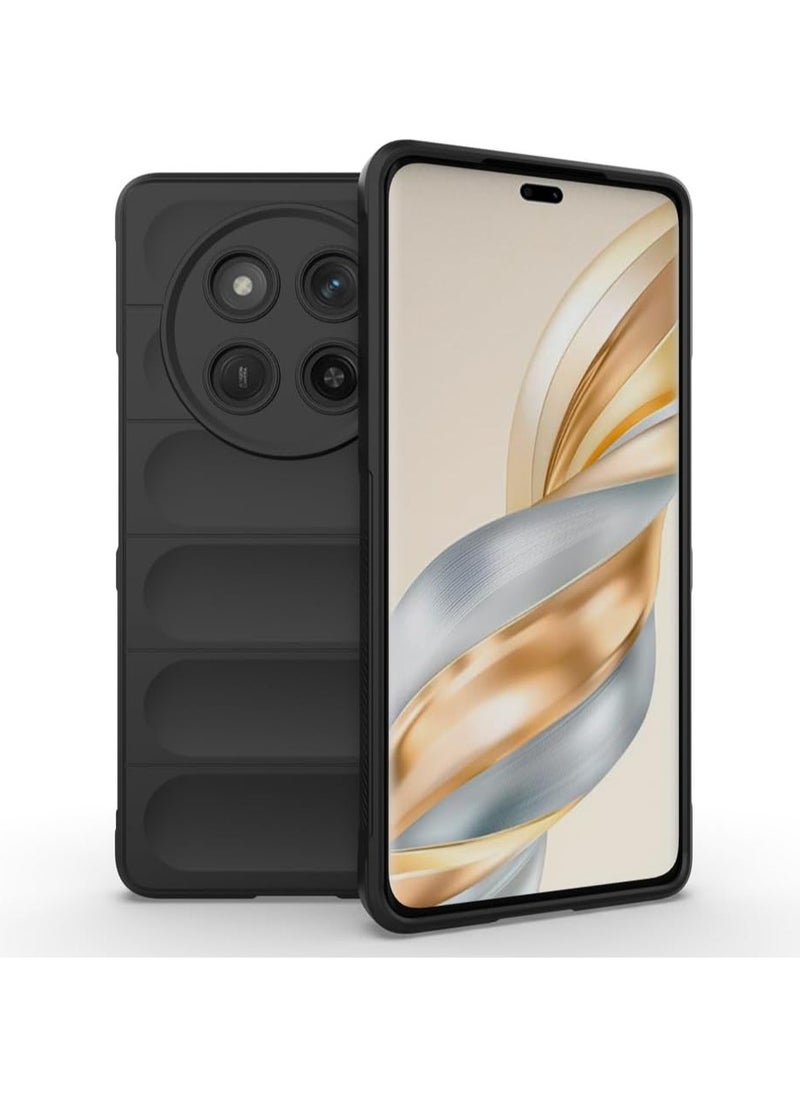 URBBKING Shockproof Protective Phone Case Cover with Soft Anti-Scratch Microfiber Lining for Honor X9c Black  - Image 1