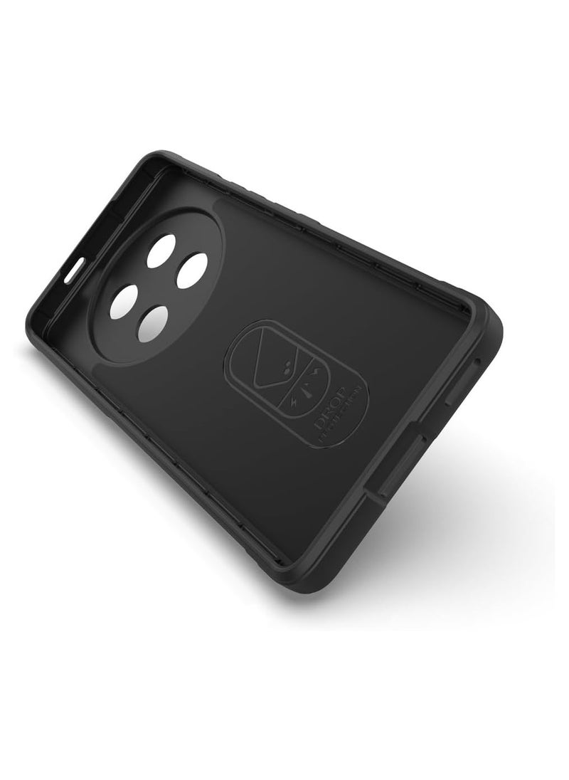 URBBKING Shockproof Protective Phone Case Cover with Soft Anti-Scratch Microfiber Lining for Honor X9c Black  - Image 4