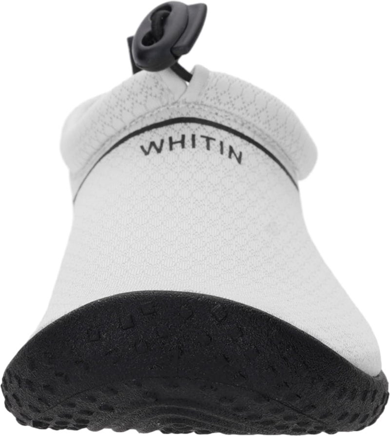 WHITIN Women's Water Shoes Quick Dry Aqua Socks Minimalist Barefoot Size 6 Lady Comfy Swim Pool Lake Beach Yoga Sport Kayak Sand Sneaker Grey 36 - Image 2