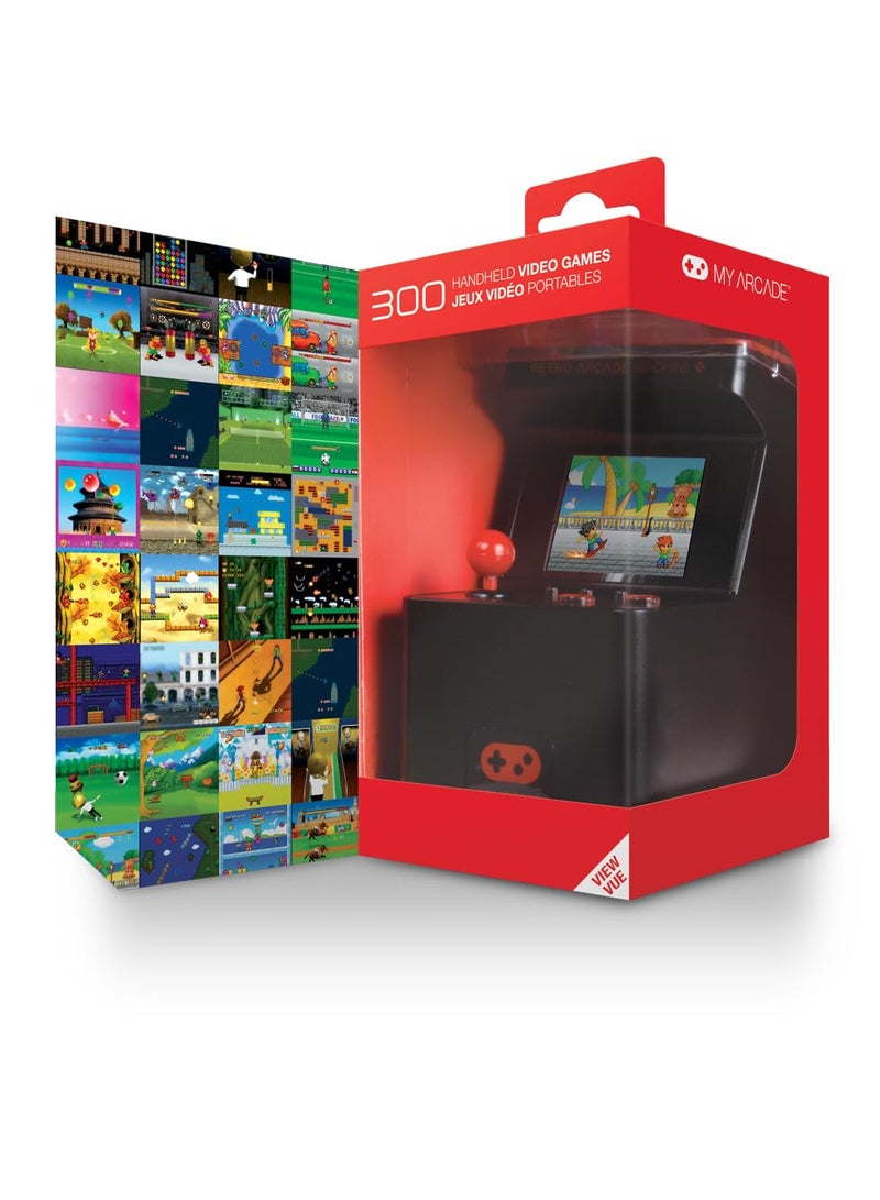 My Arcade Retro Arcade Machine X Playable Mini Arcade: 300 Retro Style Games Built In, 5.75 Inch Tall, AA Battery Powered, 2.5 Inch Color Display, Illuminated Buttons, Speaker, Volume Control - Image 2