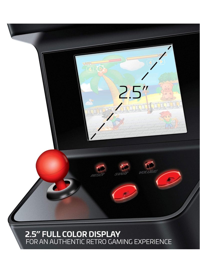 My Arcade Retro Arcade Machine X Playable Mini Arcade: 300 Retro Style Games Built In, 5.75 Inch Tall, AA Battery Powered, 2.5 Inch Color Display, Illuminated Buttons, Speaker, Volume Control - Image 4