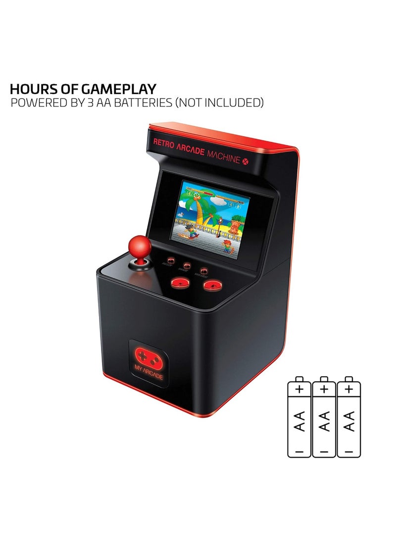 My Arcade Retro Arcade Machine X Playable Mini Arcade: 300 Retro Style Games Built In, 5.75 Inch Tall, AA Battery Powered, 2.5 Inch Color Display, Illuminated Buttons, Speaker, Volume Control - Image 5