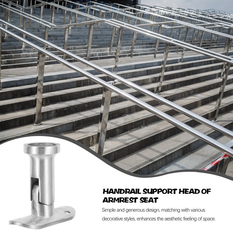 Stainless Steel Handrail Brackets for Staircases, Modern Design, Easy Installation - Image 3