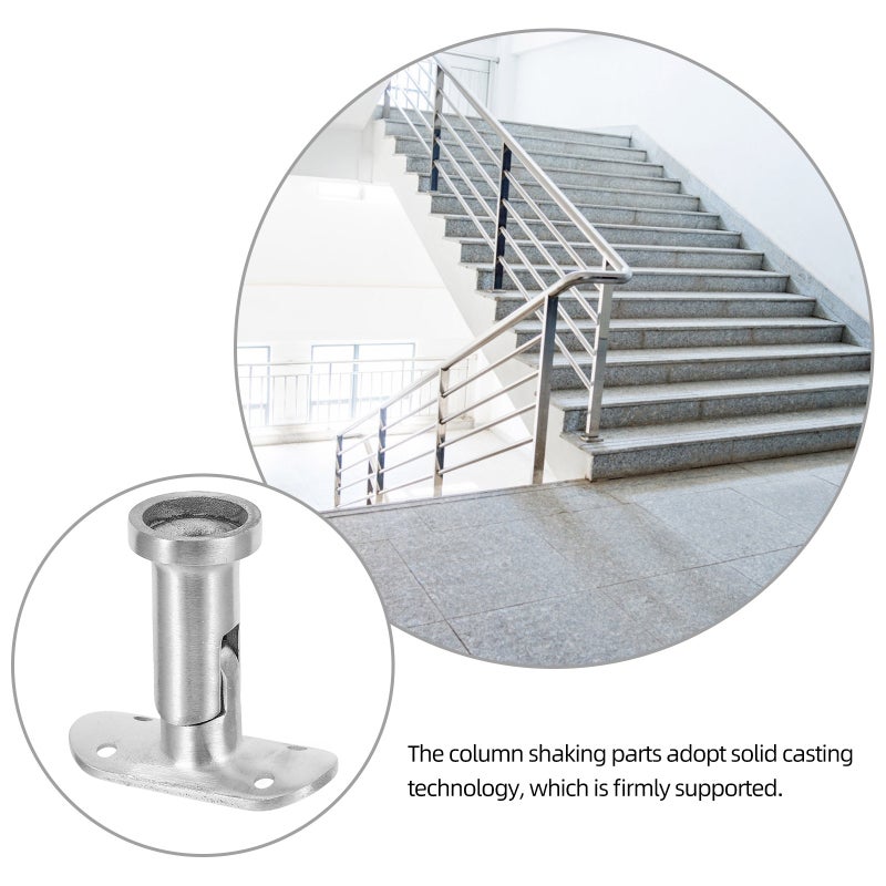 Stainless Steel Handrail Brackets for Staircases, Modern Design, Easy Installation - Image 4