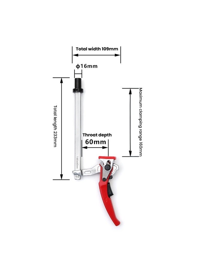 Woodworking Material Press Clamp Set Efficient Hold Down Tools for Precise Crafting and Fatigue Free Use - Image 5