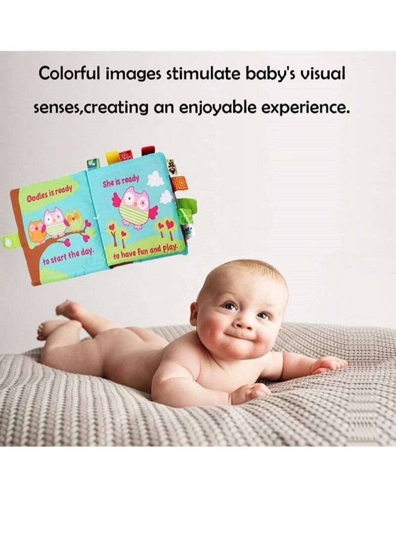 NIBEMINENT Baby’s First Non-Toxic Fabric Soft Cloth Book Set - Image 4