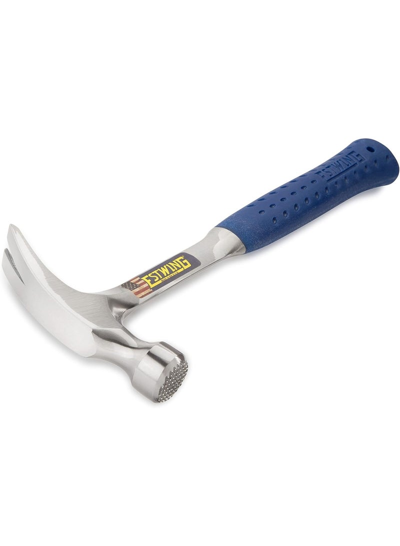 Estwing ESTWING Framing Hammer - 20 oz Straight Rip Claw with Milled Face & Shock Reduction Grip - E3-20SM  - Image 1