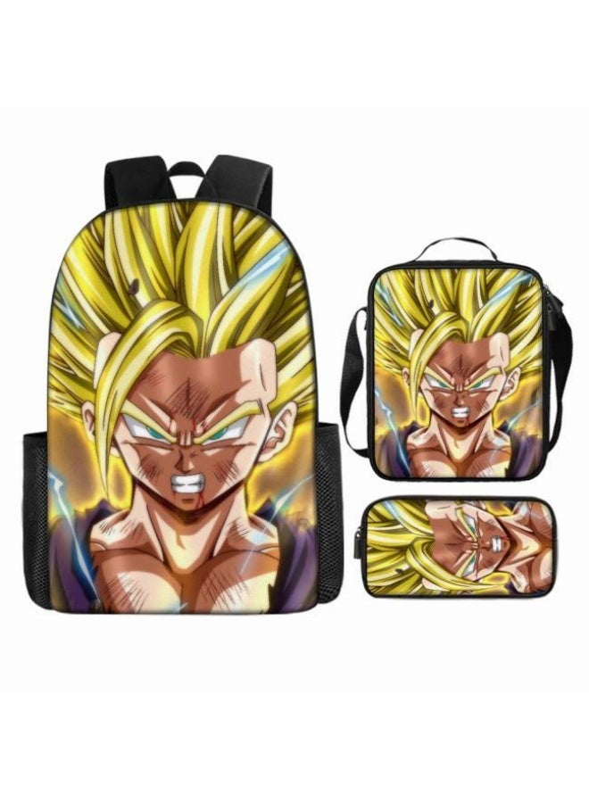 general Common universal printed backpack - three-piece backpack combination (available for students, children, friends on outings, mountain climbing, etc.) - 54 - Image 2