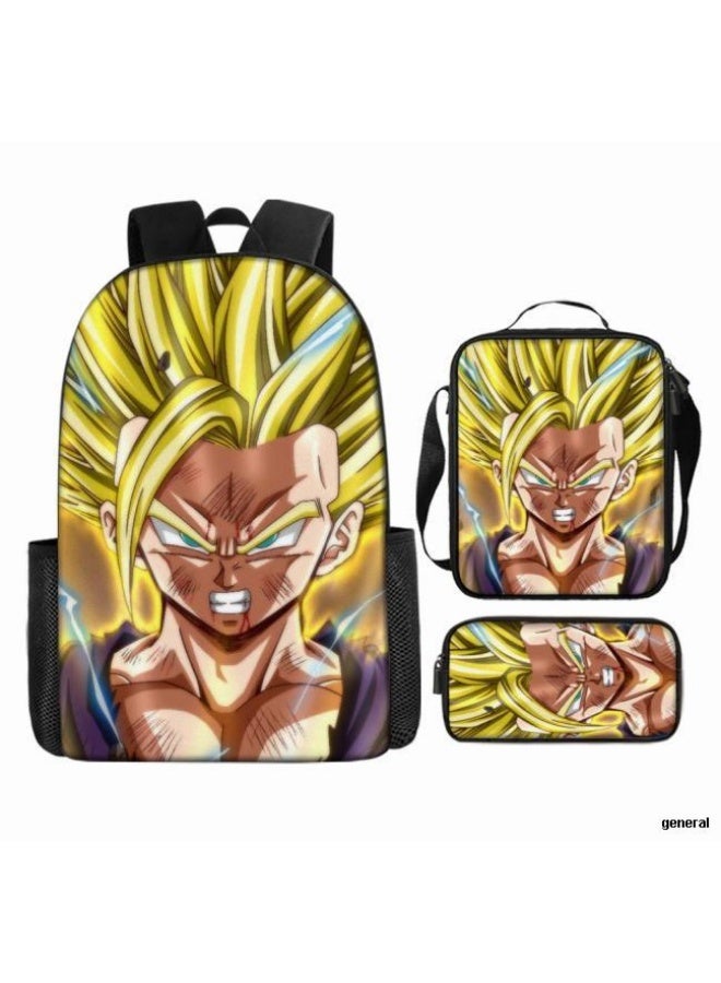 general Common universal printed backpack - three-piece backpack combination (available for students, children, friends on outings, mountain climbing, etc.) - 54 - Image 1