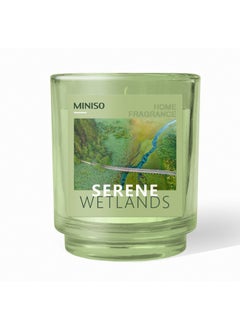Miniso MINISO Wonderful Trip Series Scented Candle (Wetland) – Relaxing Aromatherapy Candle, Natural Soy Wax, Refreshing Aquatic Fragrance, Home Décor, Ideal for Meditation, Relaxation, Gifts 