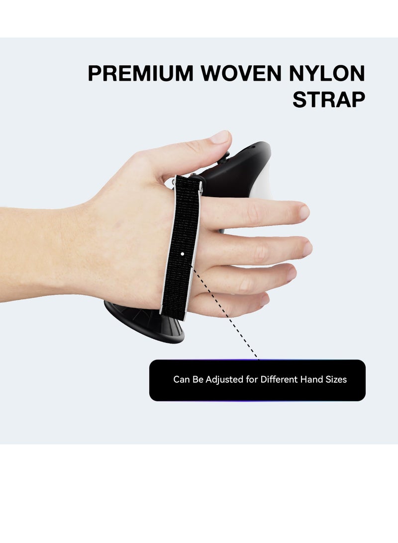 SYOSI Upgraded Controller Grips Covers for Oculus Quest 3 with Suction Cup Battery Opening Covers and Adjustable Knuckle Straps Silicone Controller Protectors Enhance Your VR Experience - Image 3