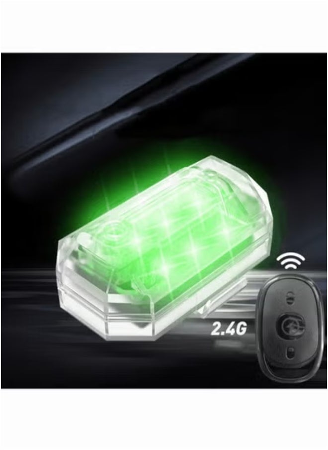 Generic High Brightness Wireless Led Car lights - 7 Colors Led Aircraft Strobe Lights With Remote Control, USB Charging Mini Riding Night Signal Light For Aircraft Motorcycles Bike  - Image 3