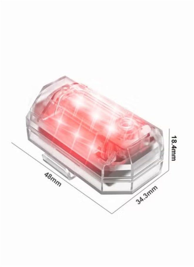 Generic High Brightness Wireless Led Car lights - 7 Colors Led Aircraft Strobe Lights With Remote Control, USB Charging Mini Riding Night Signal Light For Aircraft Motorcycles Bike  - Image 5