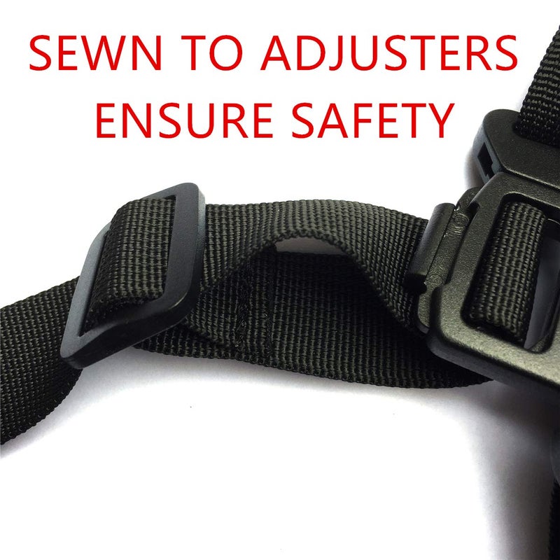 AT Seat Belt by AT,5/3/2 Point Adjustable for Baby Kid Safe Strap for Stroller High Chair (Include Shoulder Pads & Guarding Pad) - Image 2