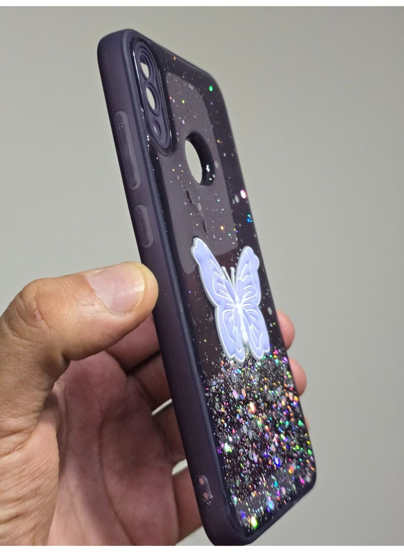 غطاء خلفي عليه فراشة متوافق مع هاتف هواوي Y9 2019 - Image 2