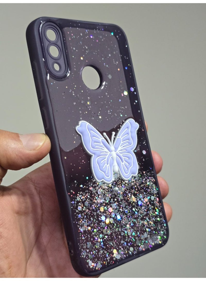 غطاء خلفي عليه فراشة متوافق مع هاتف هواوي Y9 2019 - Image 3