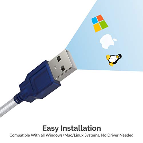SABRENT USB 2.0 to Serial (9 Pin) DB 9 RS 232 Converter Cable, Prolific Chipset, Hexnuts, [Windows 10/8.1/8/7/VISTA/XP, Mac OS X 10.6 and Above] 10 Feet (CB-9PTF) - Image 5