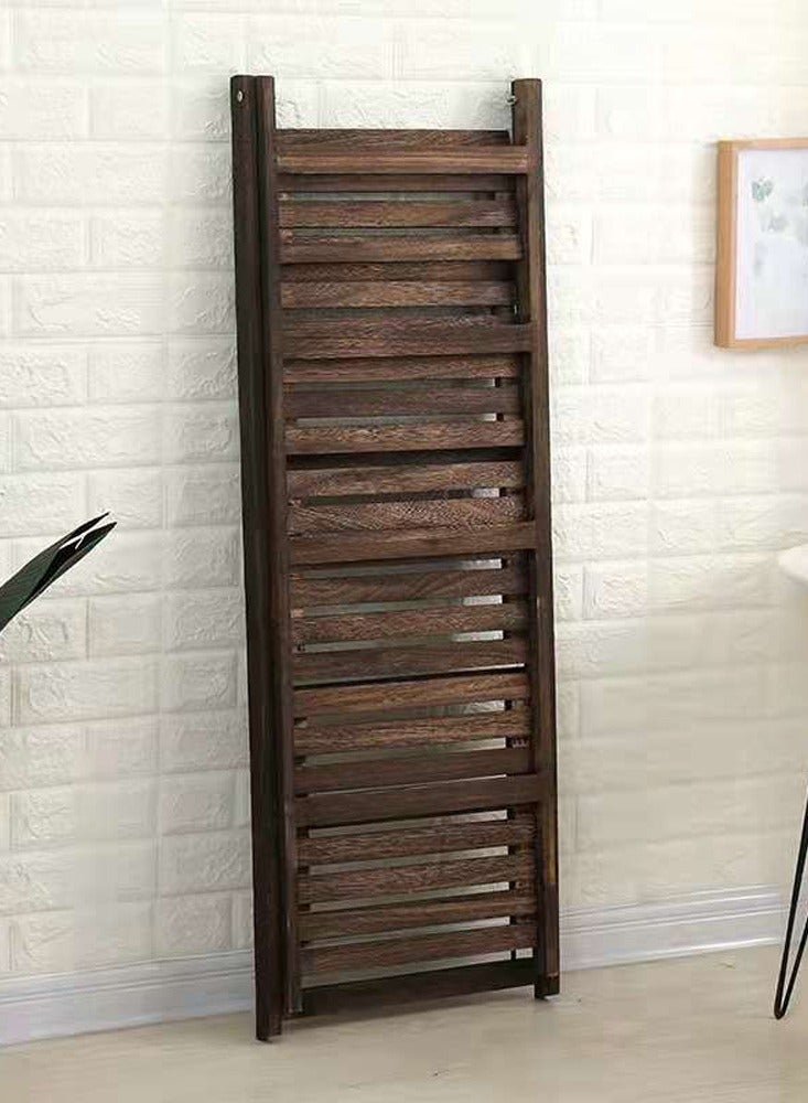 LINGWEI Wooden Flower Stand Foldable Plant Stand Ladder Design Flower Container Vase Pot Display Stand Wood Rack Plant Shelf Book Shelf - Image 4