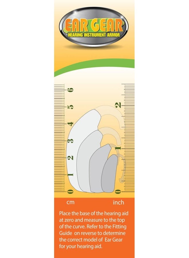 EAR GEAR سماعة أذن ميني للراحة والحماية - تناسب الأجهزة السمعية من 1" إلى 1.25" - تأمين سماعة الأذن أو مكبر الصوت السمعي - حماية من العرق والأوساخ والرطوبة وضوضاء الرياح - Image 3