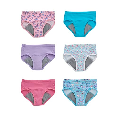Hanes Girls Toddler Potty Trainer Briefs, 6-pack Underwear, Assorted, 4-5 US - Image 4