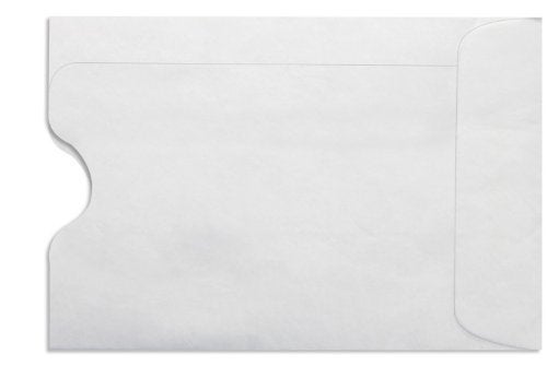 LUXPaper Credit Card Sleeves | 2 3/8" x 3 1/2" | White | 24lb. Text | 250 Qty - Image 3