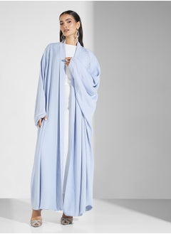 hayas closet Open Front Flared Sleeve Abaya  - Image 5