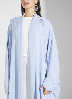 hayas closet Open Front Flared Sleeve Abaya  - Image 3