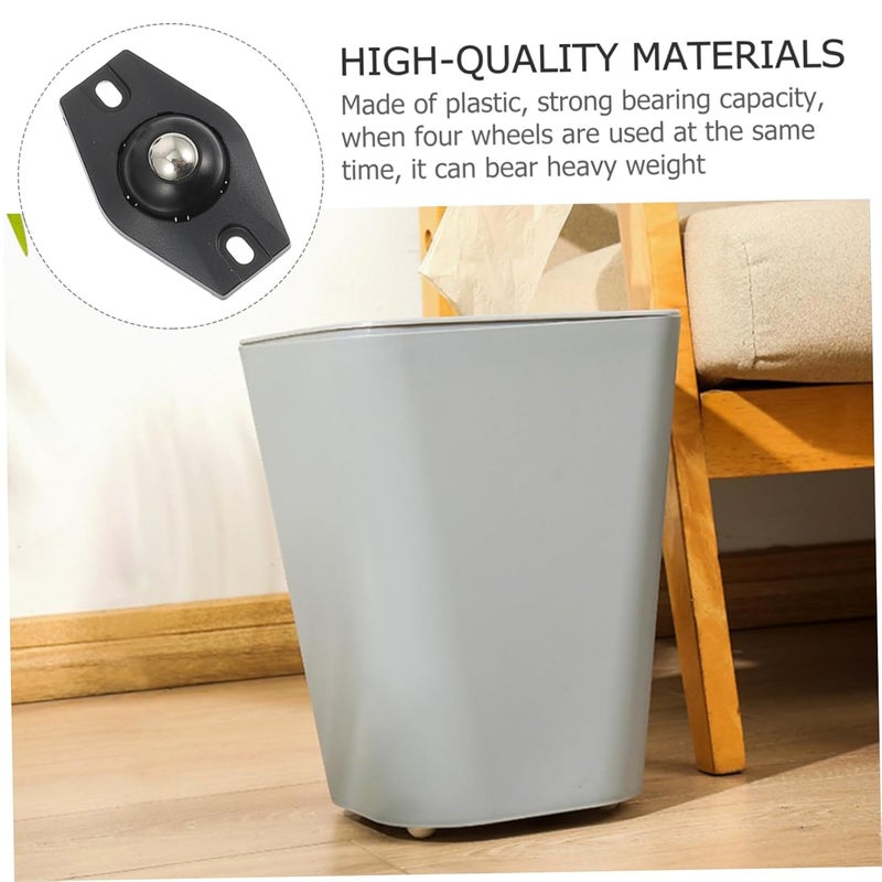 8Pcs Self Adhesive Wheels For Storage Box Mop Bucket Moving Cart Easy Installation - Image 4