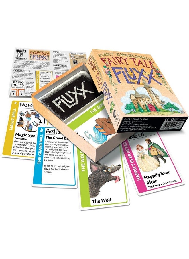 Looney Labs Looney Labs Fairy Tale Fluxx Card Game - Zany Adventures for All Ages  - Image 4