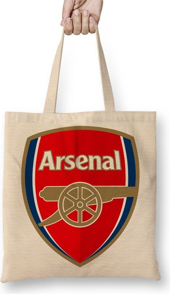 Baskı Dükkanı Print Shop Arsenal Logo Tote Bag Long Handle